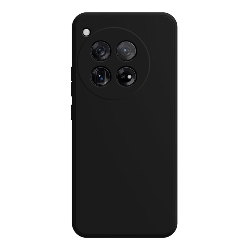 For OnePlus 12 5G Case Straight Edge Shockproof TPU Phone Case - Black For OnePlus 12 5G Case Straight Edge Shockproof TPU Phone Case - Black